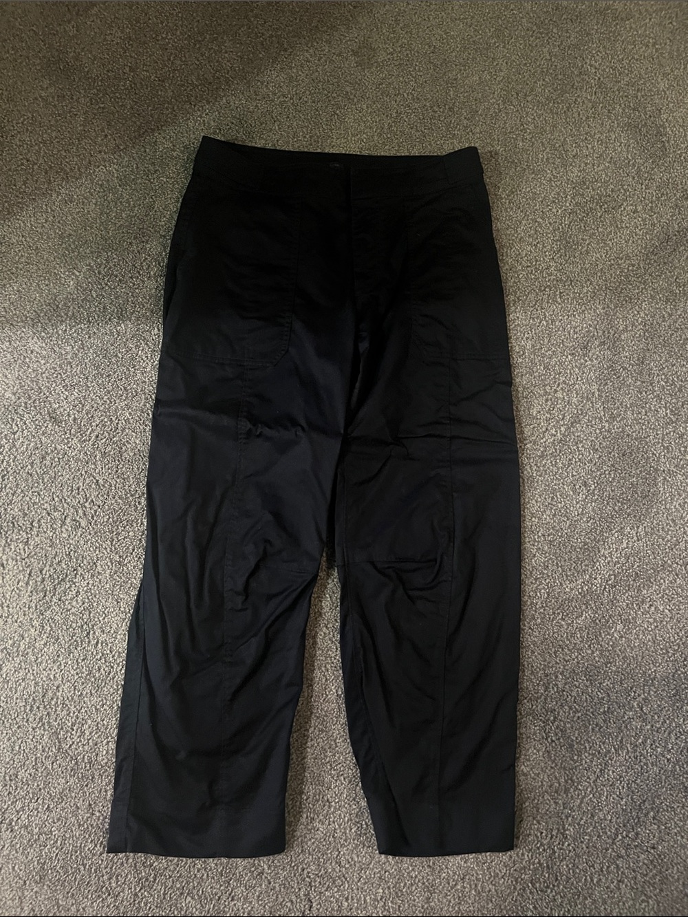 rag & bone Women's Black Cropped Utility Pants
